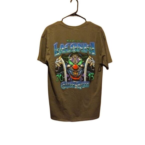 Vintage Laconia Biker Rally 2013 T-shirt Gildan Large - Picture 5 of 8